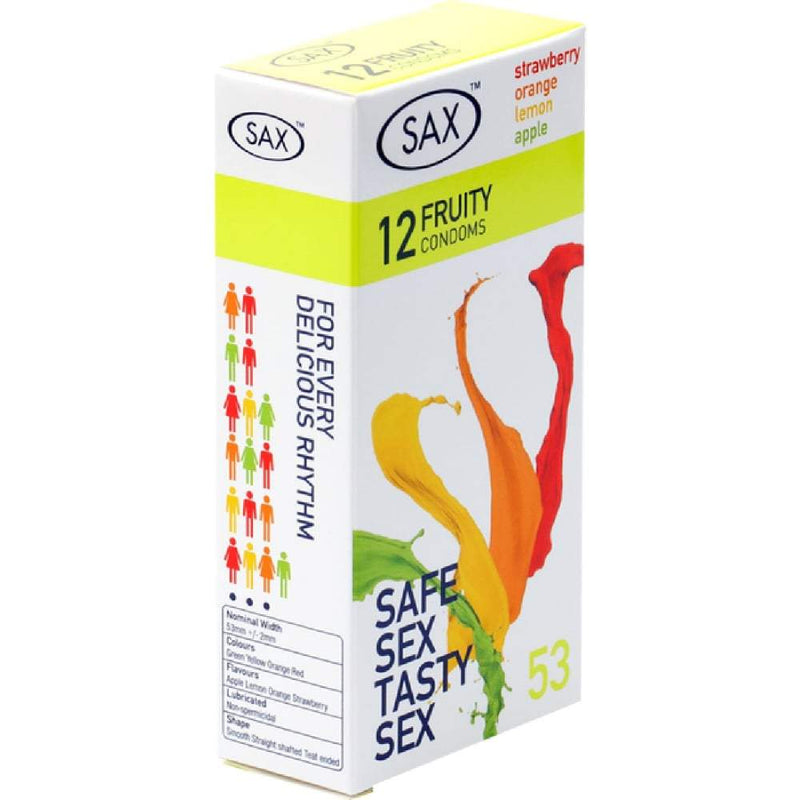 Sax Fruity Condoms Pack of 12 Condoms A$13.95 Fast shipping
