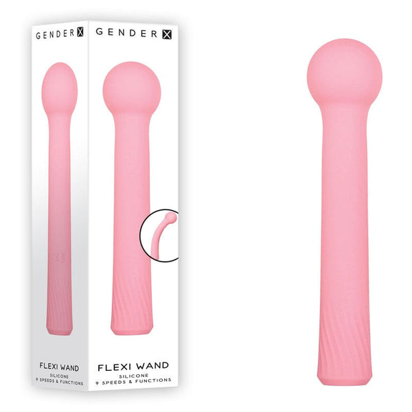 Gender X FLEXI WAND - Pink 16.6 cm USB Rechargeable Vibrator A$72.61 Fast