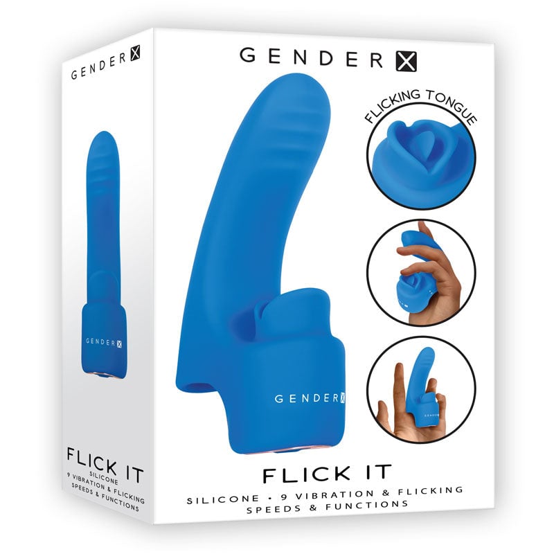 Gender X FLICK IT - Blue USB Rechargeable Finger Vibrator A$83.33 Fast shipping