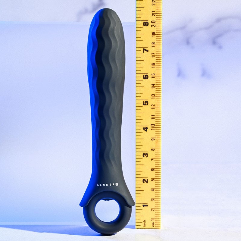 Gender X POWERHOUSE - Black 21.6 cm USB Rechargeable Vibrator A$96.94 Fast