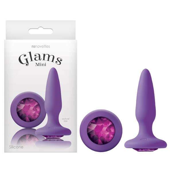 Glams Mini - Purple 8.4 cm (3.3’’) Butt Plug with Sparkling Gem A$26.14 Fast