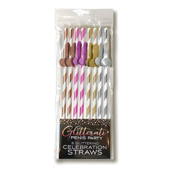 Glitterati - Tall Straws - Coloured Party Straws - 8 Pack A$12.34 Fast shipping