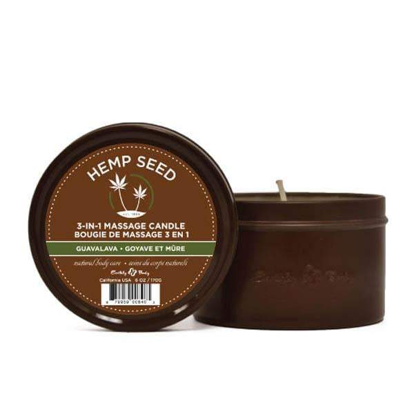 Hemp Seed 3-In-1 Massage Candle - Guavalava (Guava & Blackberry) - 170 g A$25.11