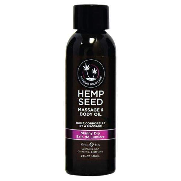 Hemp Seed Massage & Body Oil - Skinny Dip (Vanilla & Faiy Floss) Scented - 59 ml