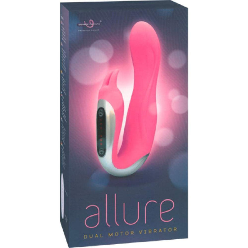 Hott Products Unlimited Allure Dual Motor Rabbit Vibrator - Pink A$53.95 Fast