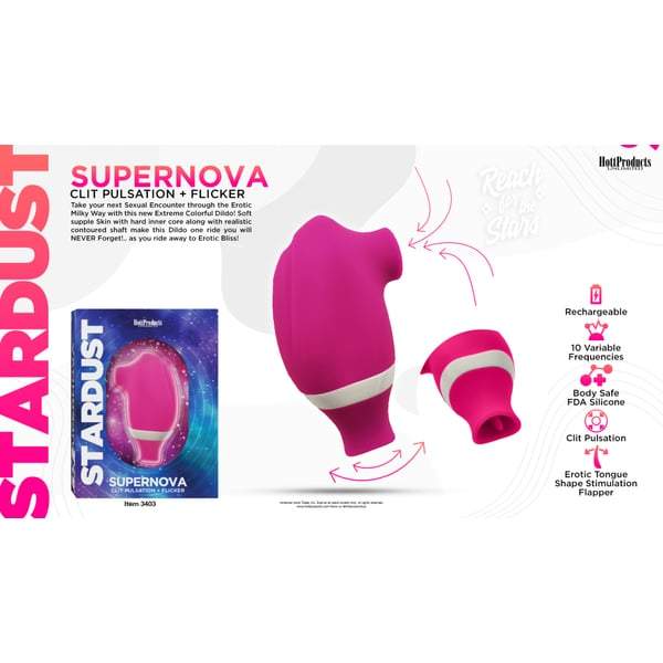 Hott Supernova Clitoris Toy - Clit Flicker A$101.95 Fast shipping