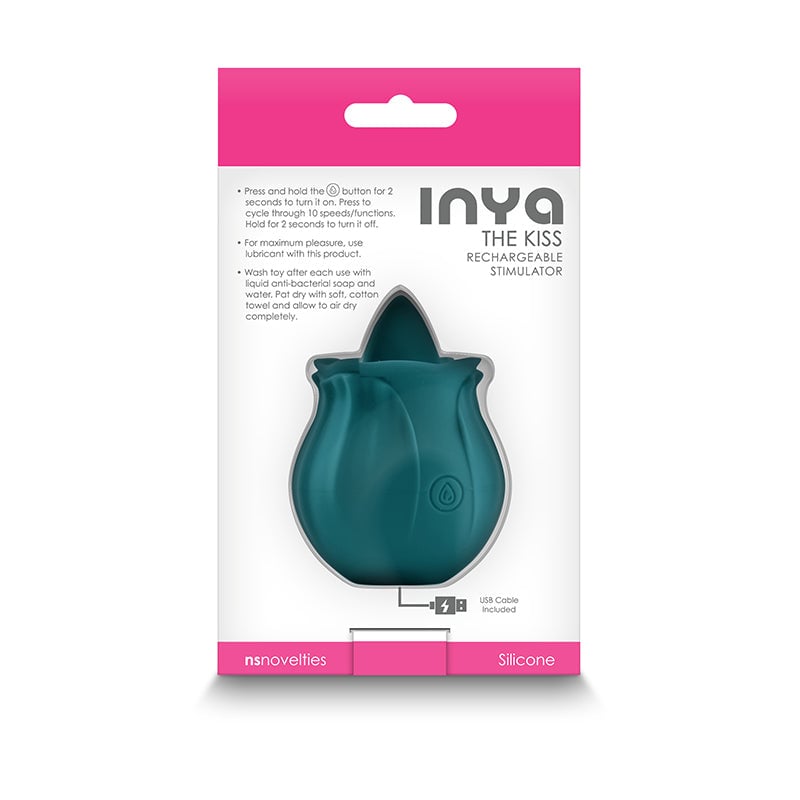 INYA The Kiss - Dark Teal - Teal USB Rechargeable Stimulator A$82.33 Fast