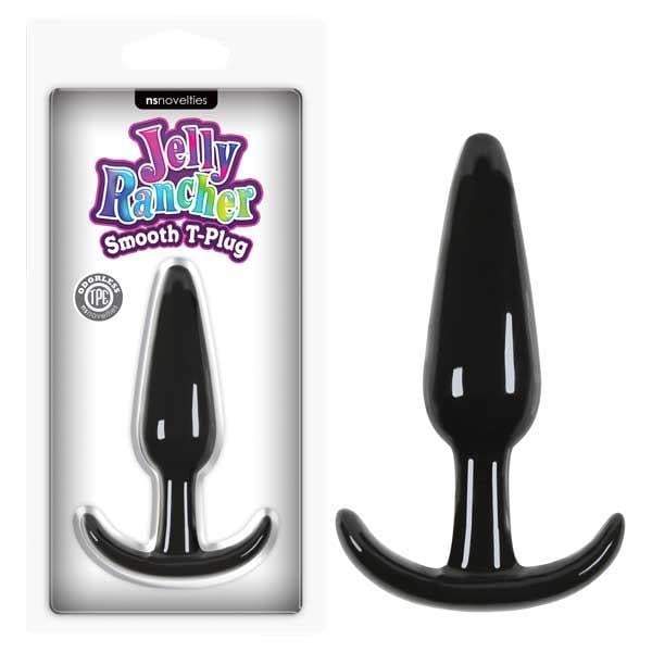 Jelly Rancher Smooth T-Plug - Black 11 cm (4.3’’) Butt Plug A$20.56 Fast