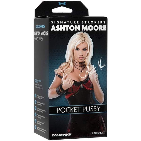 Doc Johnson Ashton Moore ULTRASKYN Pocket Pussy Stroker A$41.95 Fast shipping