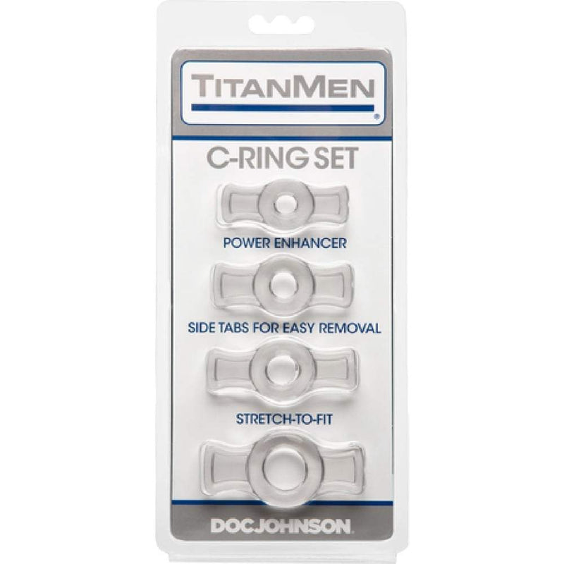Doc Johnson Cock Ring Set -Titanmen A$25.95 Fast shipping