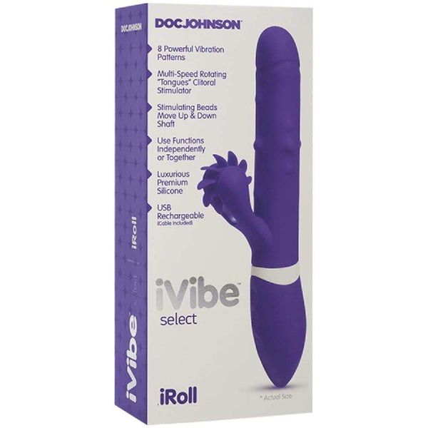 Doc Johnson Ivibe IRoll Rabbit Style Massager A$164.95 Fast shipping