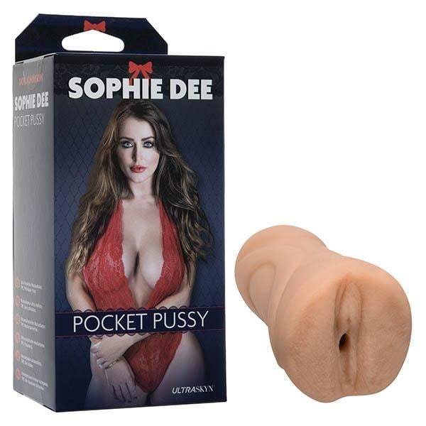 Doc Johnson Sophie Dee UltraSkyn Pocket Pussy - Flesh Vagina Stroker A$38.70