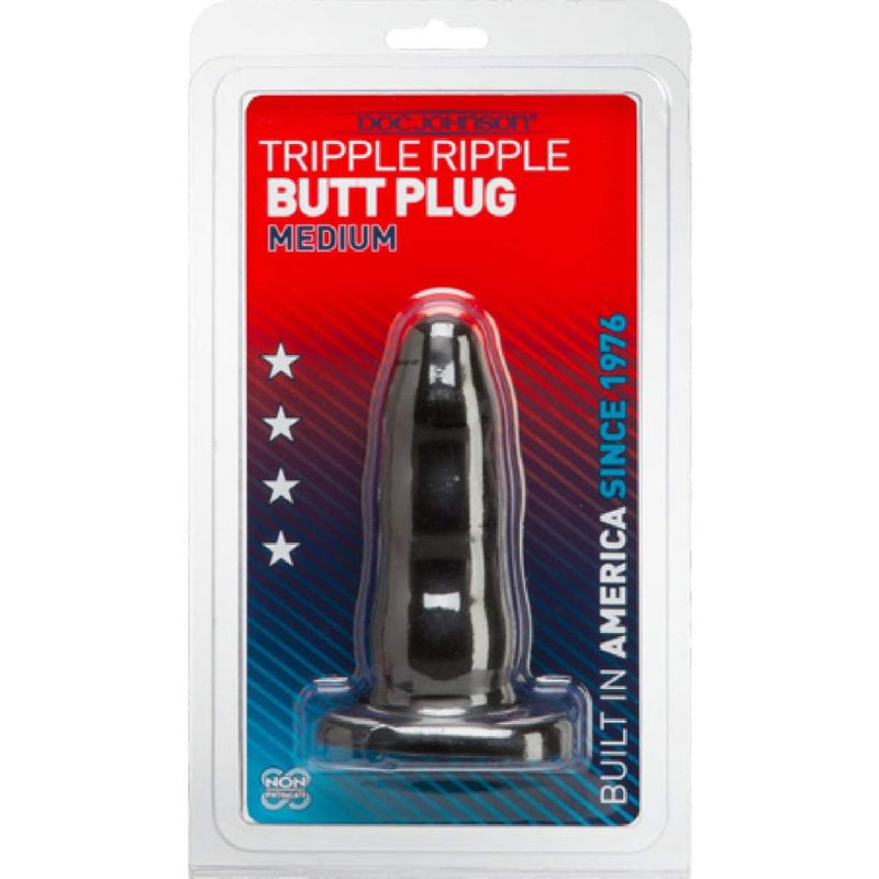 Doc Johnson Triple Ripple Butt Plug - Medium A$33.95 Fast shipping