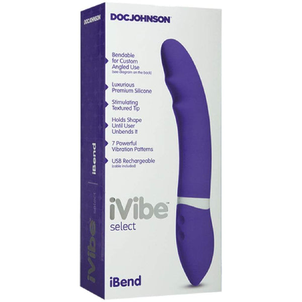 Doc Johnson’s IBend Wand Massager - Purple A$129.95 Fast shipping