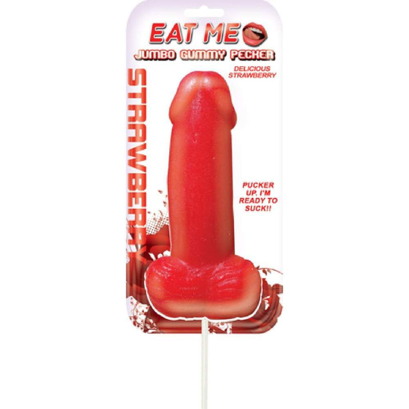 Jumbo Gummy Cock Pop - Strawberry Hens and Bachelorette Party A$29.95 Fast