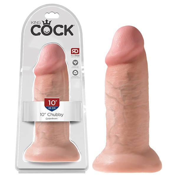 King Cock 10’’ Chubby - Flesh 25.4 cm Dong A$102.28 Fast shipping