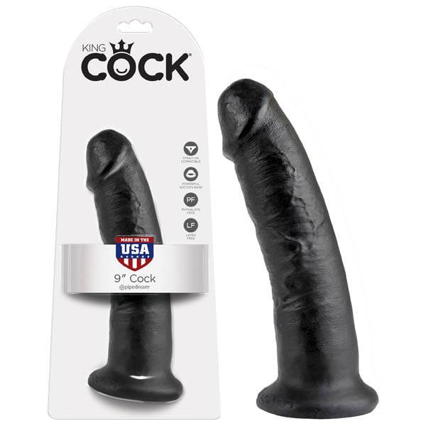 King Cock 9’’ Cock - Black 22.9 cm (9’’) Dong A$66.58 Fast shipping