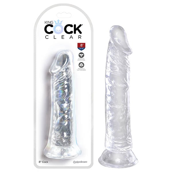 King Cock Clear 8’’ Cock - Clear 20.3 cm Dong A$64.73 Fast shipping