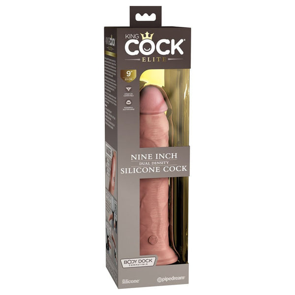 King Cock Elite 9’’ Dual Density Cock - Flesh - Flesh 22.9 cm Dong A$122.08 Fast