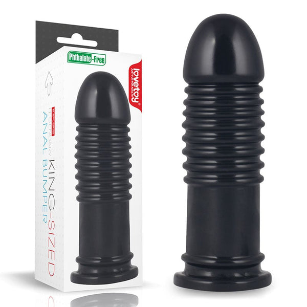 King Sized 8’’ Anal Bumper - Black 22.5 cm Mega Butt Plug A$34.83 Fast shipping