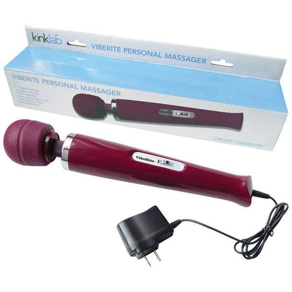 KinkLab Viberite Personal Massager - Maroon Rechargeable Massager Wand A$84.13