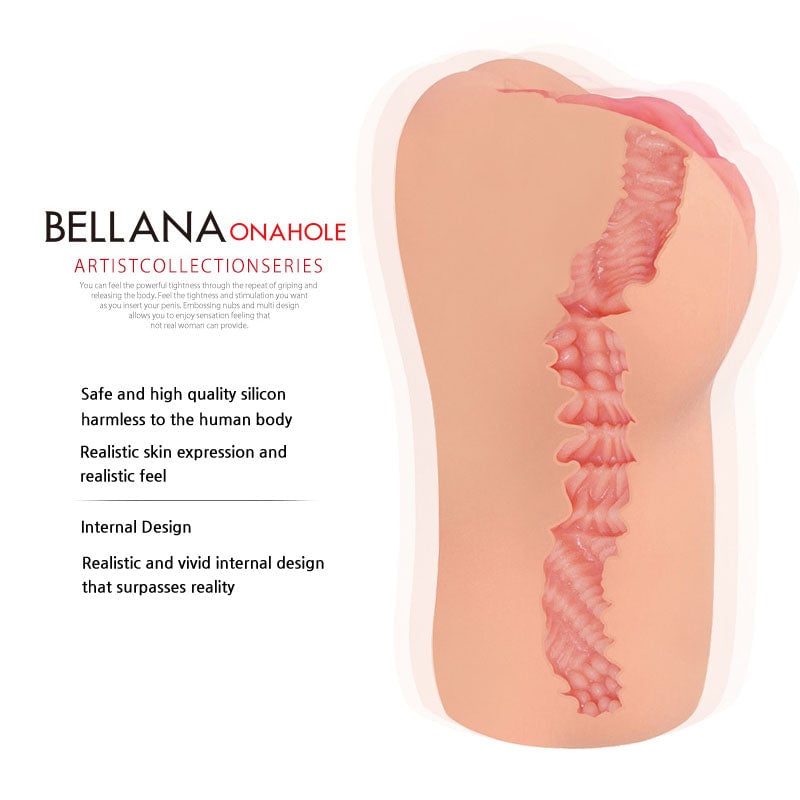 Kokos Bellana Onahole - Flesh Dual Layer Vagina Stroker A$46.23 Fast shipping