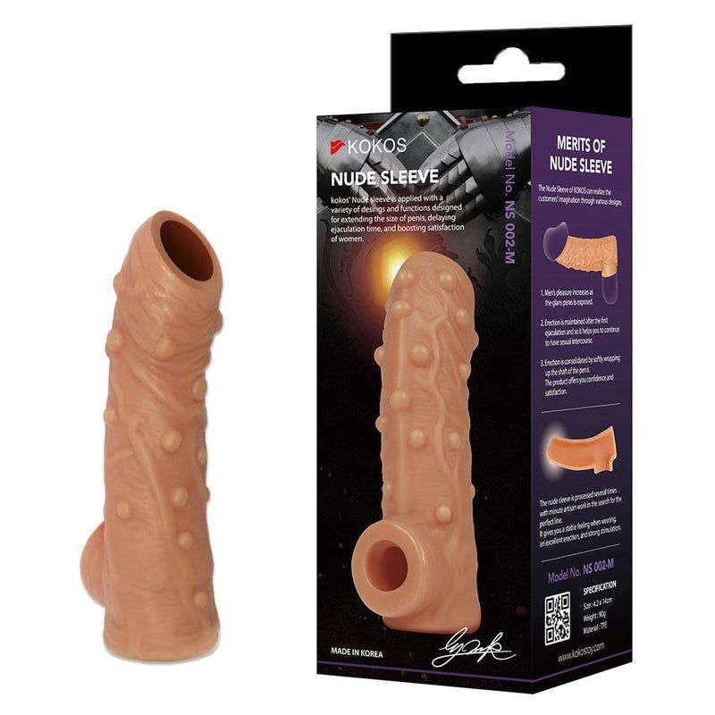 Kokos Nude Sleeve 2 - Flesh Penis Extension Sleeve A$18.60 Fast shipping