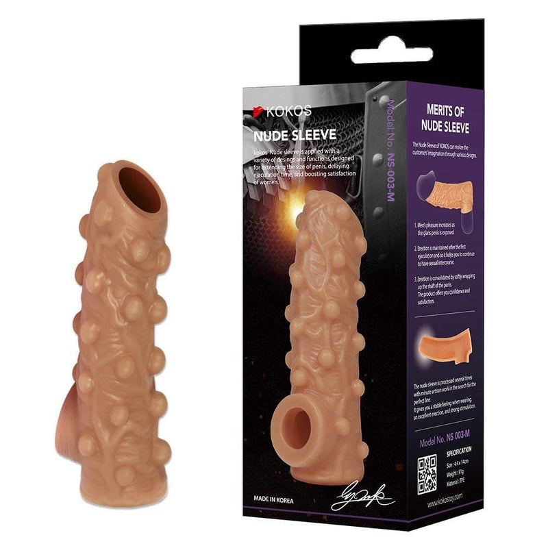 Kokos Nude Sleeve 3 - Flesh Penis Extension Sleeve A$18.21 Fast shipping