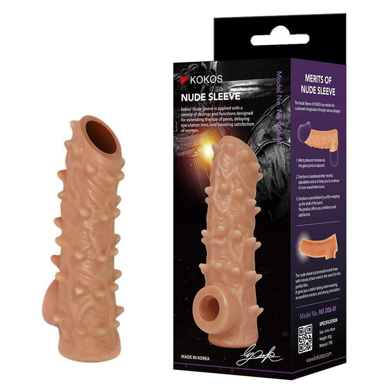 Kokos Nude Sleeve 6 - Flesh Penis Extension Sleeve A$18.21 Fast shipping