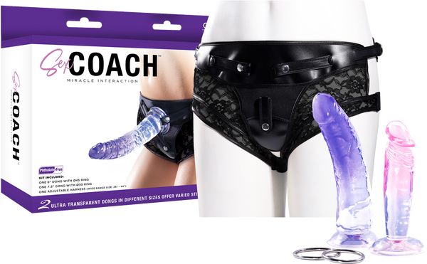 Sex Coach With 6 &amp; 7" Dildo