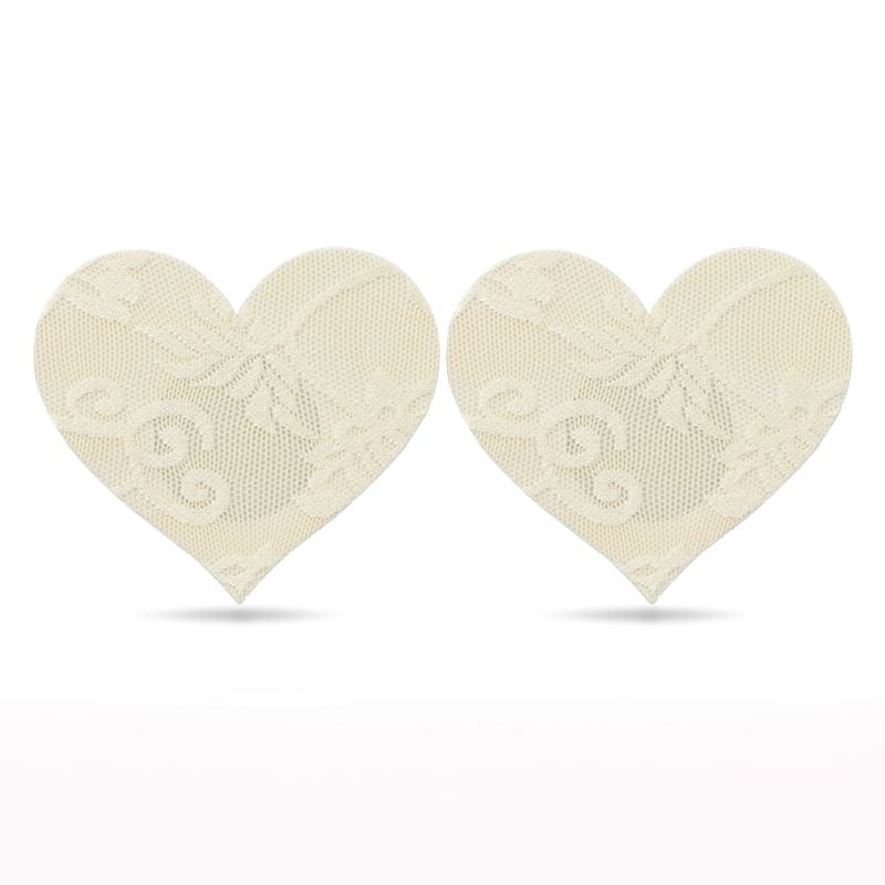 Lace Heart and Flower Nipple Pasties Twin Pack A$8.26 Fast shipping