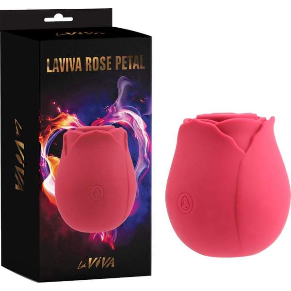 Laviva Rose Petal Clitoris Suction Stimulator - Rose Red A$80.95 Fast shipping