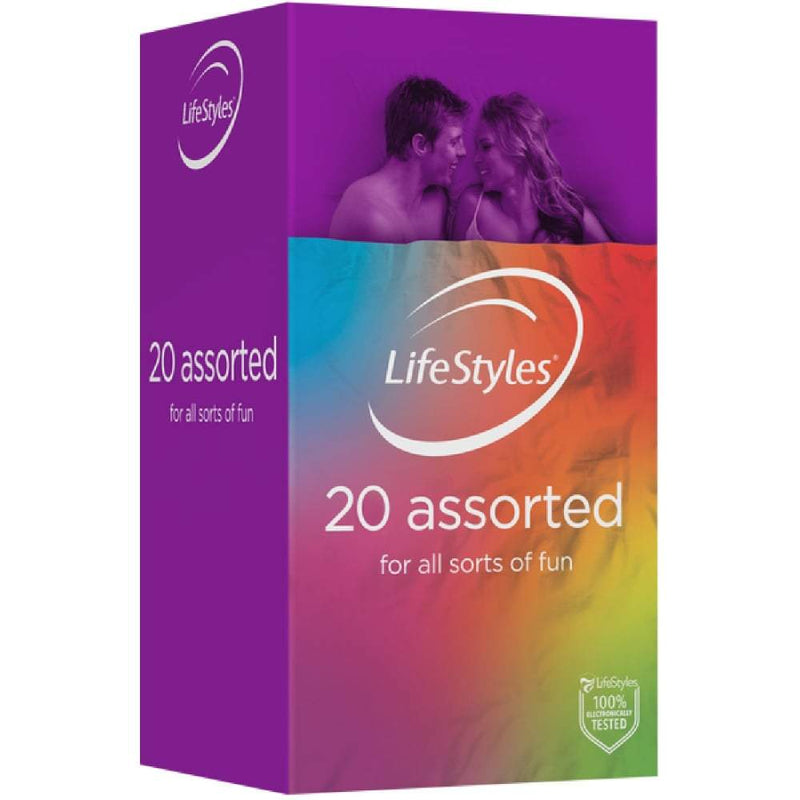 Lifestyles Assorted Condoms - Pack of 20 Condoms A$21.95 Fast shipping