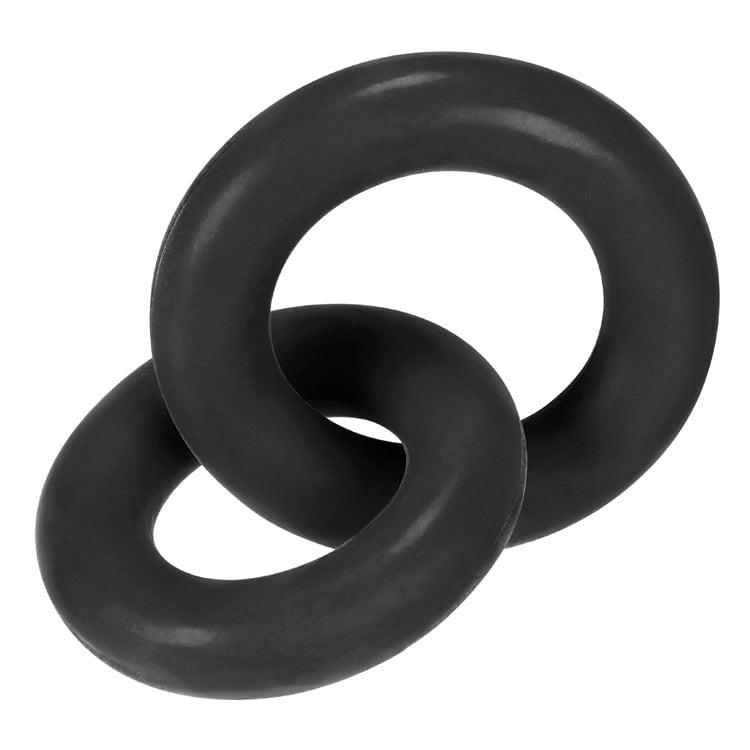 DUO Linked Cock/Ball Rings by Hunkyjunk Tar A$44.31 Fast shipping