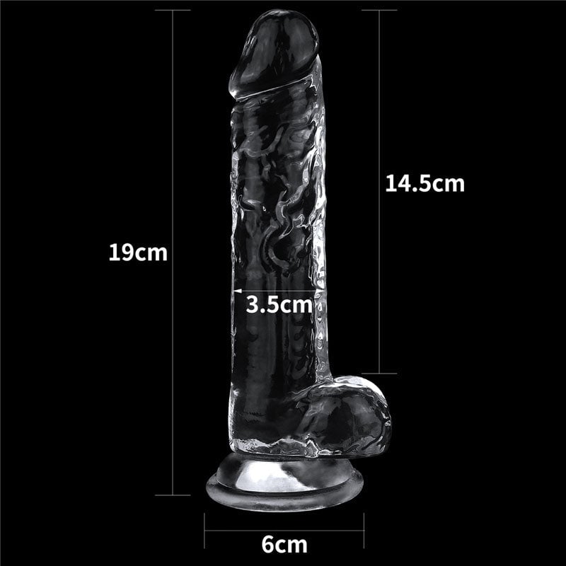 Lovetoy Flawless Clear Dildo 7.5’’ - Clear 19 cm Dong A$21.53 Fast shipping
