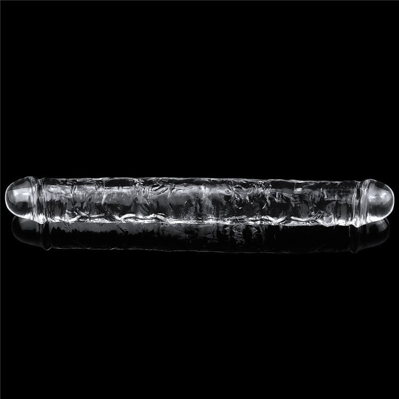 Lovetoy Flawless Clear Double Dildo 12’’ - Clear 30 cm Double Dong A$26.82 Fast