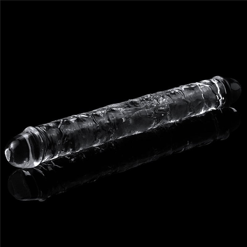 Lovetoy Flawless Clear Double Dildo 12’’ - Clear 30 cm Double Dong A$26.82 Fast