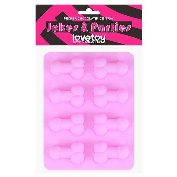 Lovetoy Jokes & Parties Pecker Chocolate/Ice Tray - Silicone Tray - Makes 8