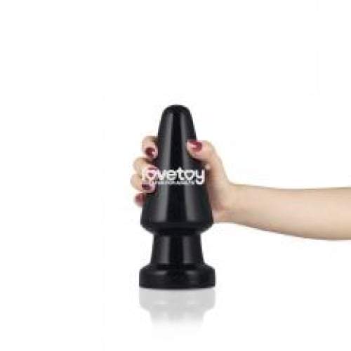 Lovetoy King Sized 7.5’’ Anal Shocker - Black 19 cm Mega Butt Plug A$34.83 Fast