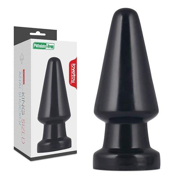 Lovetoy King Sized 7.5’’ Anal Shocker - Black 19 cm Mega Butt Plug A$34.83 Fast