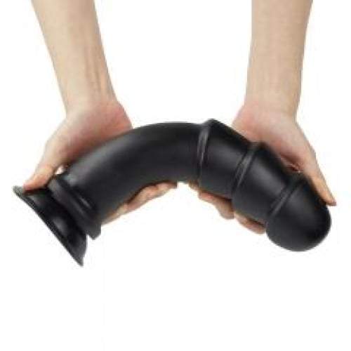 Lovetoy King Sized Anal Ripples - Black 28.5 cm (11.5’’) Mega Anal butt plug