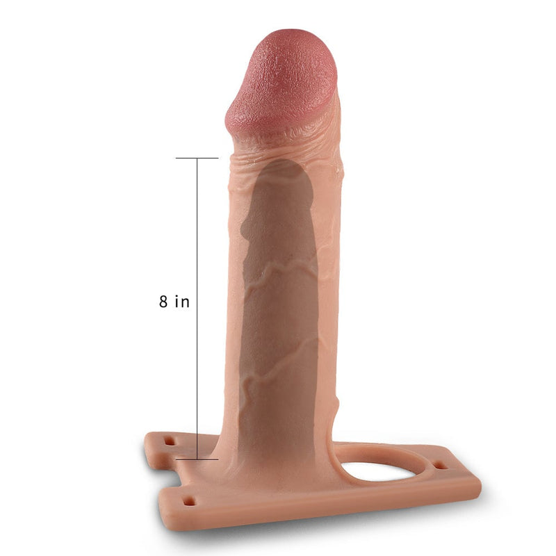Lovetoy Rodeo Big 8.5’’ - Flesh 21.6 cm Hollow Strap-On A$92.38 Fast shipping
