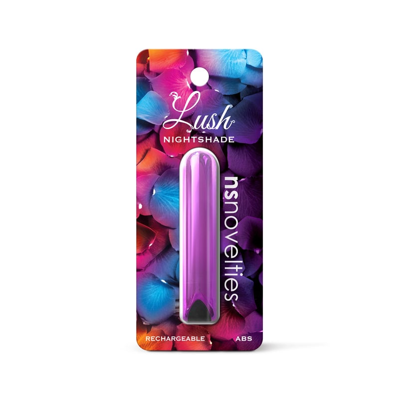 Lush Nightshade - Purple - Metallic Purple 8.9 cm USB Rechargeable Bullet