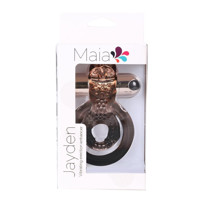 Maia Jayden - Rose Gold USB Rechargeable Vibrating Cock & Ball Rings A$44.86