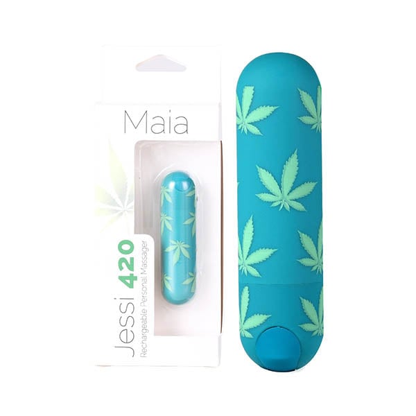 Maia Jessi 420 - Emerald Green 7.6 cm USB Rechargeable Bullet A$37.93 Fast