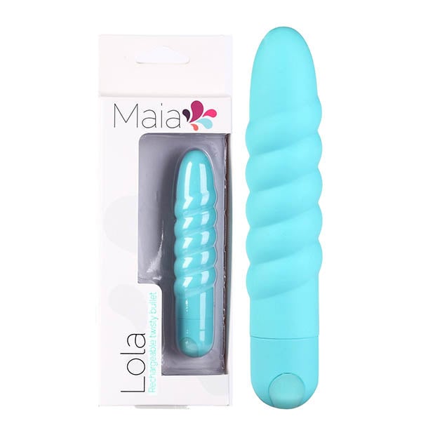 Maia Lola - Teal 11.5 cm USB Rechargeable Vibrator A$36.88 Fast shipping
