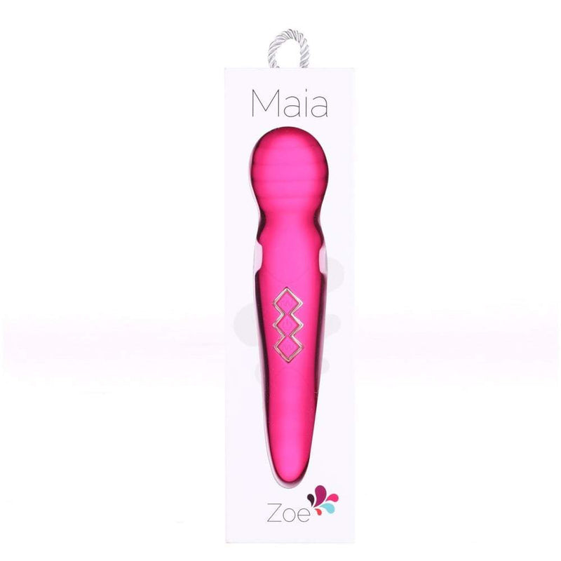 Maia Zoe - Purple USB Rechargeable Dual Vibrating Massage Wand A$89.73 Fast