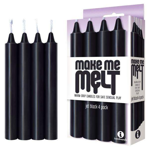 Make Me Melt Drip Candles - Jet Black Drip Candles - 4 Pack A$23.48 Fast