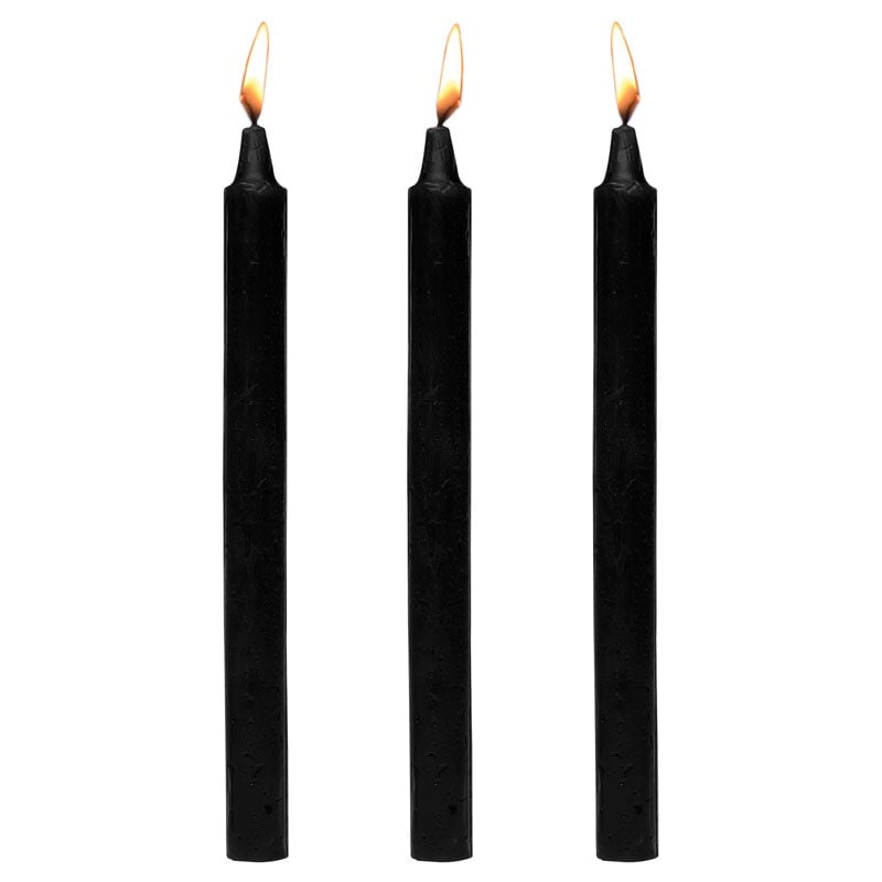 Master Series Fetish Drip Candles - Black - 3 Pack A$21.01 Fast shipping