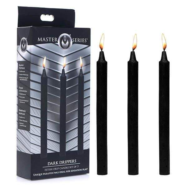 Master Series Fetish Drip Candles - Black - 3 Pack A$21.01 Fast shipping
